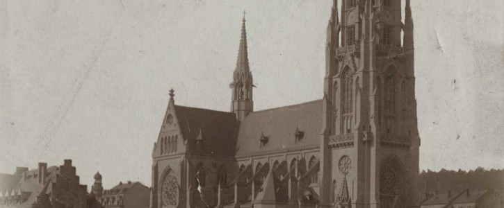 St. Josefkirche ca. 1900, [Quelle: Stadtarchiv, gemeinfrei]
