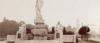 Fotografie des ursprünglichen Denkmals auf dem Kaiser-Wilhelm-Ring [Quelle: Verein der Freunde und Förderer Barbara-Denkmal e.V. Koblenz]